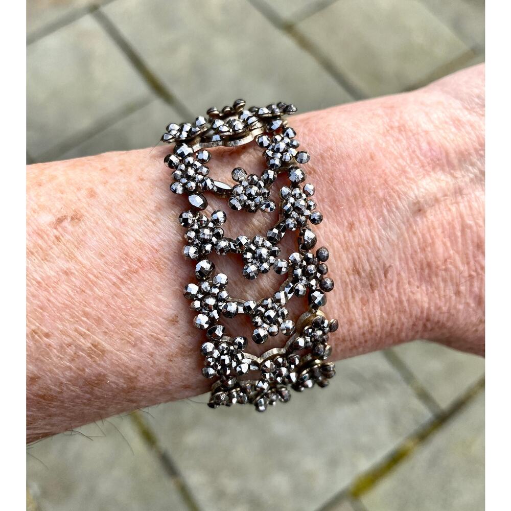 Rare Antique Cut Steel Bracelet
